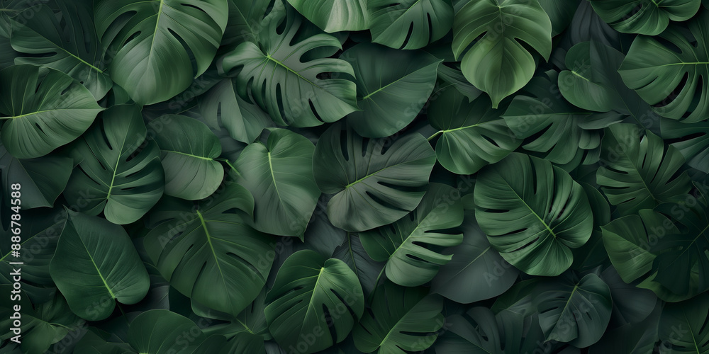 A close up of green leaves with a lot of detail A close up of green leaves with a lot of detail