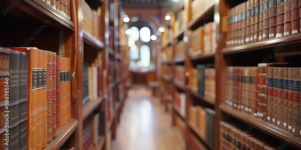 Bookshelf in Library Bookshelf in Library