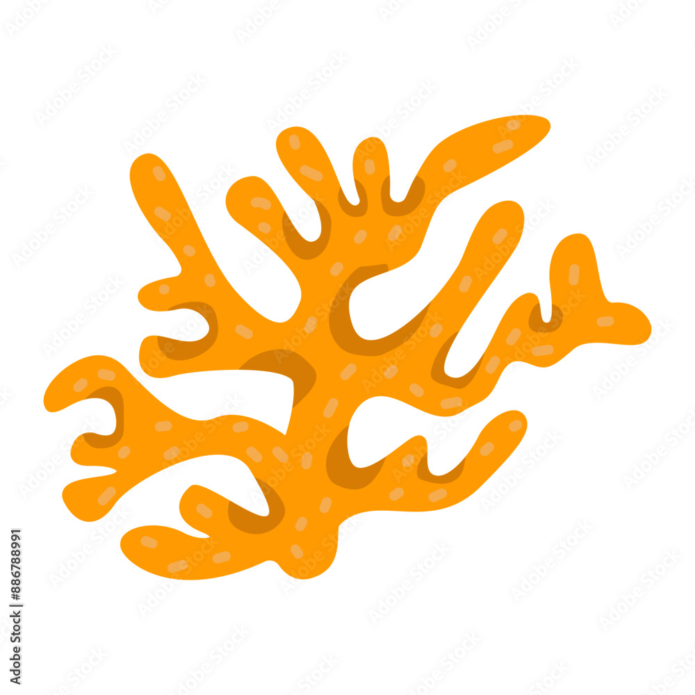 Obraz premium Ocean Coral. Vector Illustration