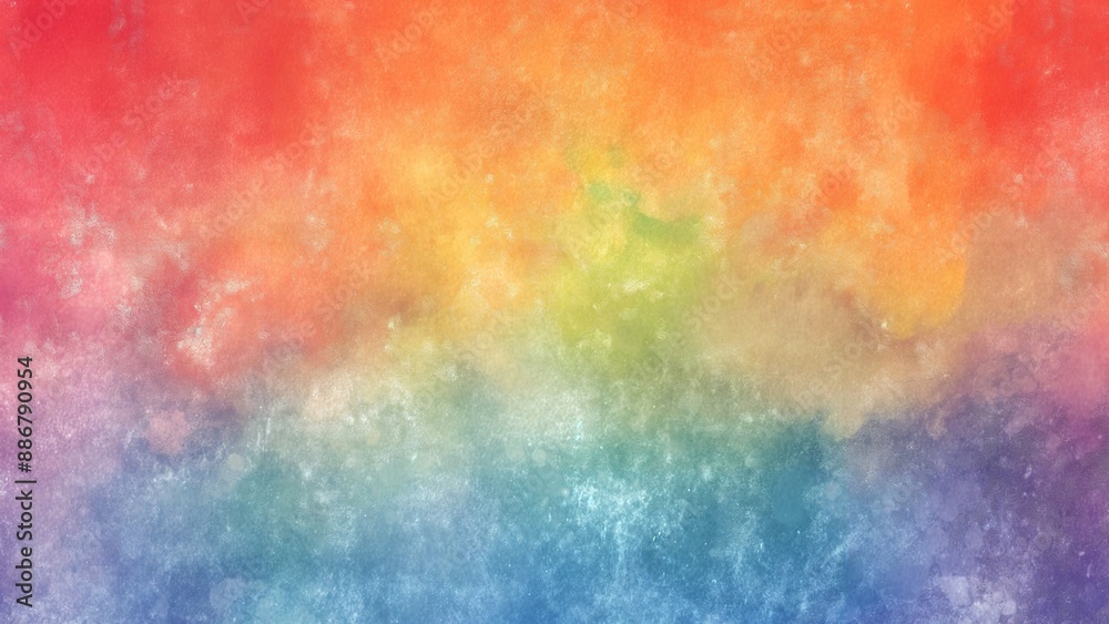 Grunge rainbow background