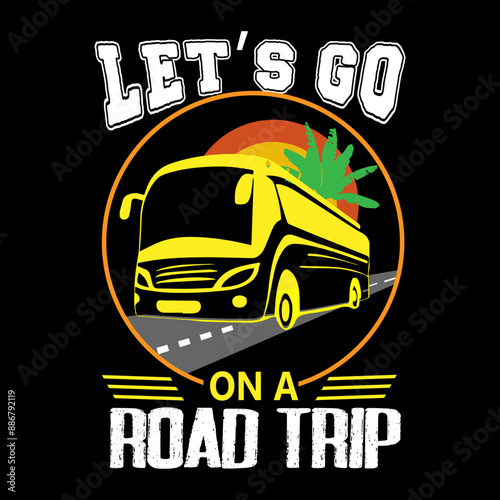 T shirt desing about travelling or hiking or world tour