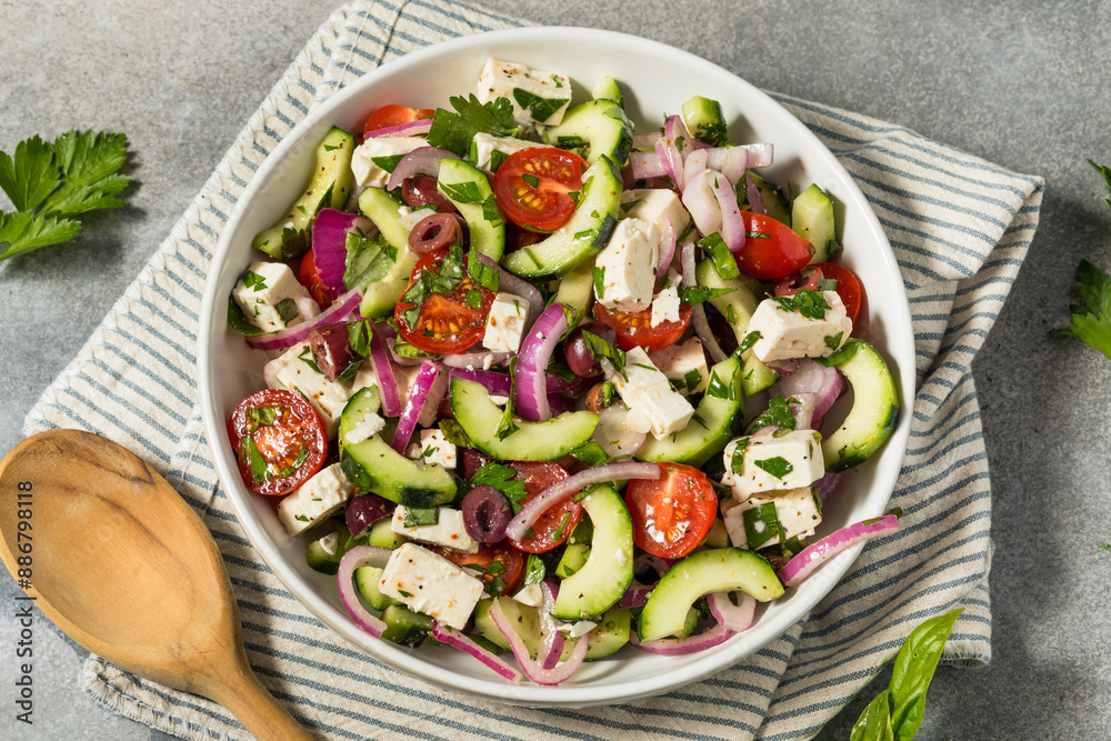 Homemade Greek Peasant Salad Homemade Greek Peasant Salad
