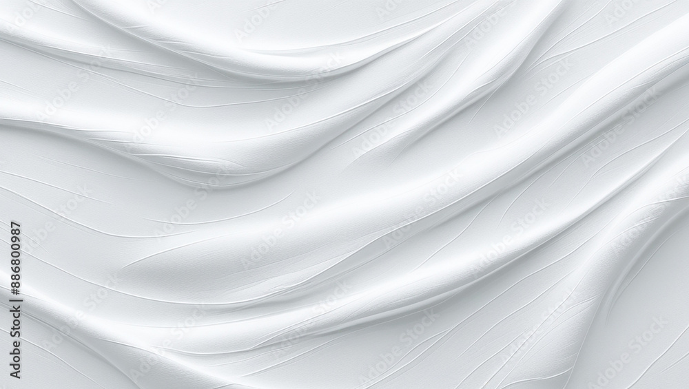 Fototapeta premium Minimalistic White Texture Pattern Background Elegant Simple Clean and Modern Design