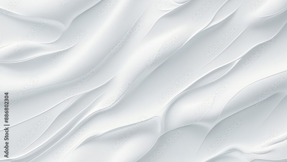 Naklejka premium Minimalistic White Texture Pattern Background Elegant Simple Clean and Modern Design