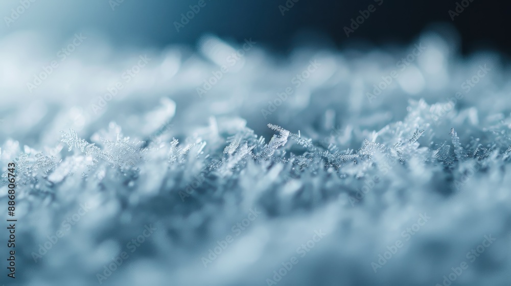 An up-close macro photograph of a frost-covered surface, featuring tiny ice formations with a blurry background, highlighting the minute details and cold textures of frost. An up-close macro photograph of a frost-covered surface, featuring tiny ice formations with a blurry background, highlighting the minute details and cold textures of frost.