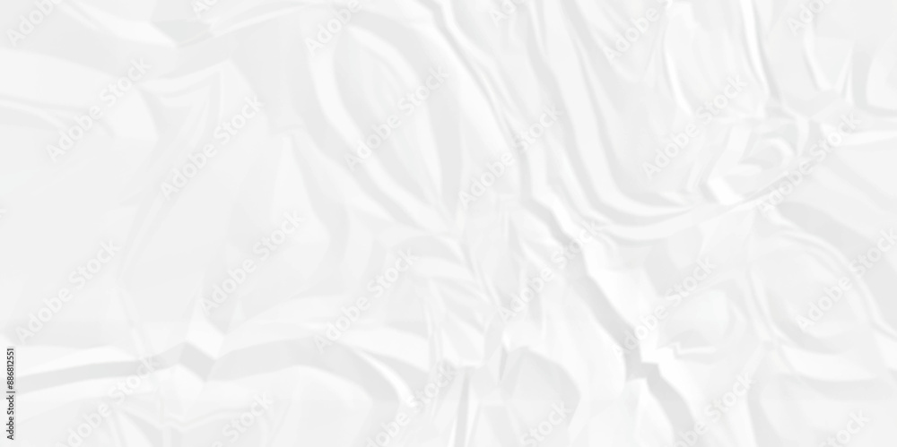 White wrinkly backdrop paper background. panorama craft wrinkly paper texture background, crumpled pattern texture. paper crumpled texture. white fabric crushed textured crumpled.
White wrinkly backdrop paper background. panorama craft wrinkly paper texture background, crumpled pattern texture. paper crumpled texture. white fabric crushed textured crumpled.