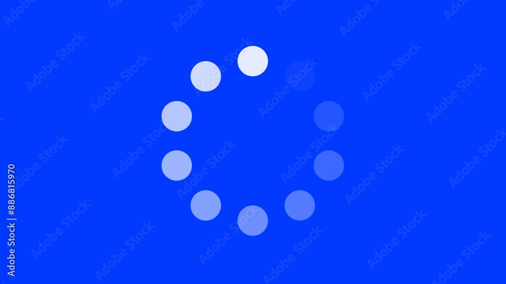 Loading Circle Icon Animation on Transparent Background: Loopable 4K Video Preloader Loading Circle Icon Animation on Transparent Background: Loopable 4K Video Preloader