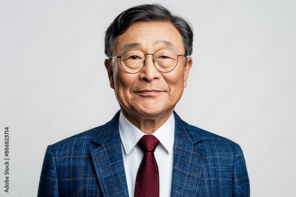 Close up portrait mature Asian man 40s businessman boss employer lawyer leader middle-aged senior Chinese Japanese Korean male posing in modern office looking at camera Close up portrait mature Asian man 40s businessman boss employer lawyer leader middle-aged senior Chinese Japanese Korean male posing in modern office looking at camera