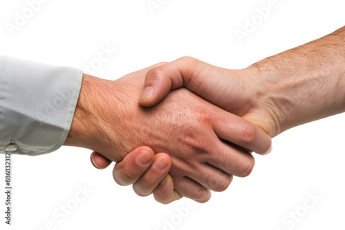 Obraz na płótnie Two hands shaking in agreement