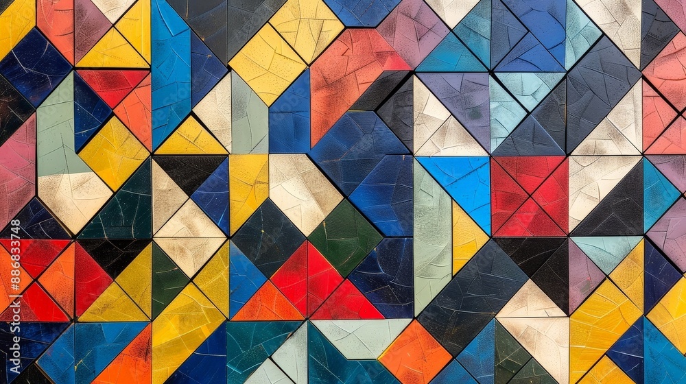 Discuss the mathematical principles behind tessellations in geometric patterns.