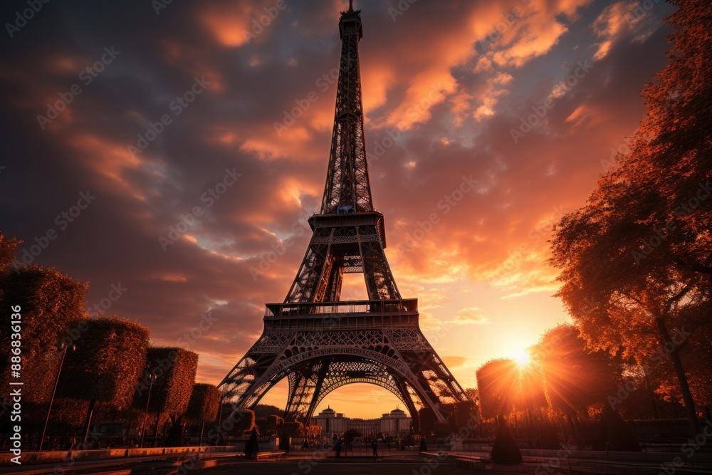 Fototapeta premium Panoramic view of the famous skyscrapers and Jumeirah Beach in Dubai. United Ara, generative IA