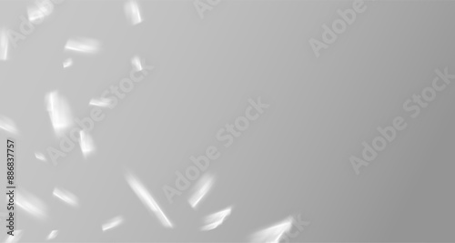 Glare from the sun's rays on the wall. Soft overlay of natural light. Abstract background for product presentation.Natural light layout.
