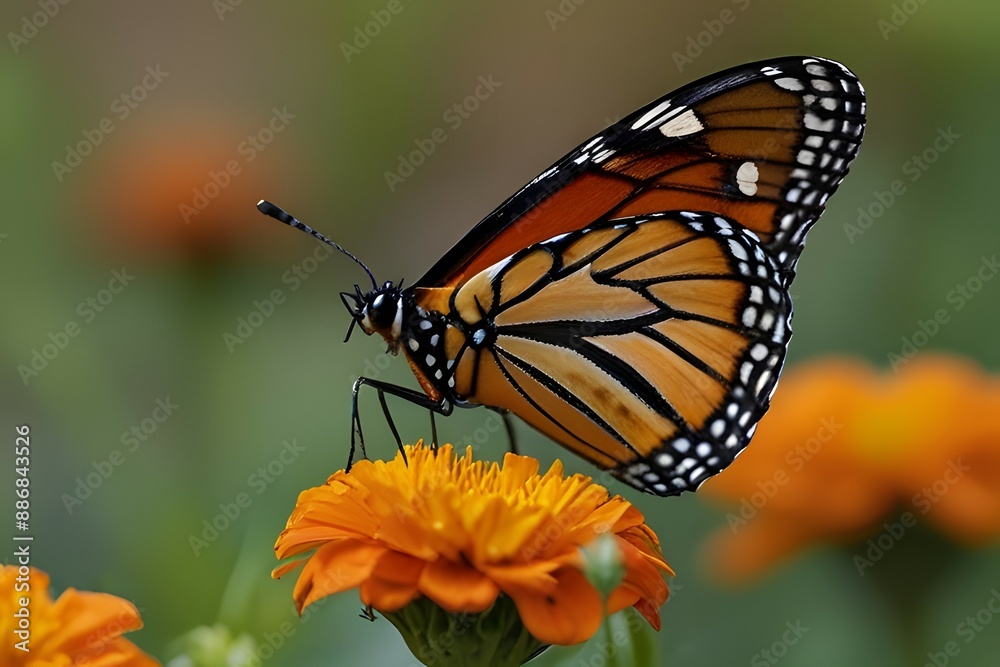 Beautiful butterfly front view on flower, closeup insect, Beautiful butterfly stay on flower Beautiful butterfly front view on flower, closeup insect, Beautiful butterfly stay on flower