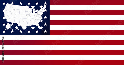 flag abstract creative of t...