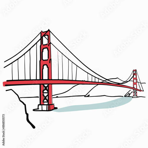 Illustrative Golden Gate Bridge