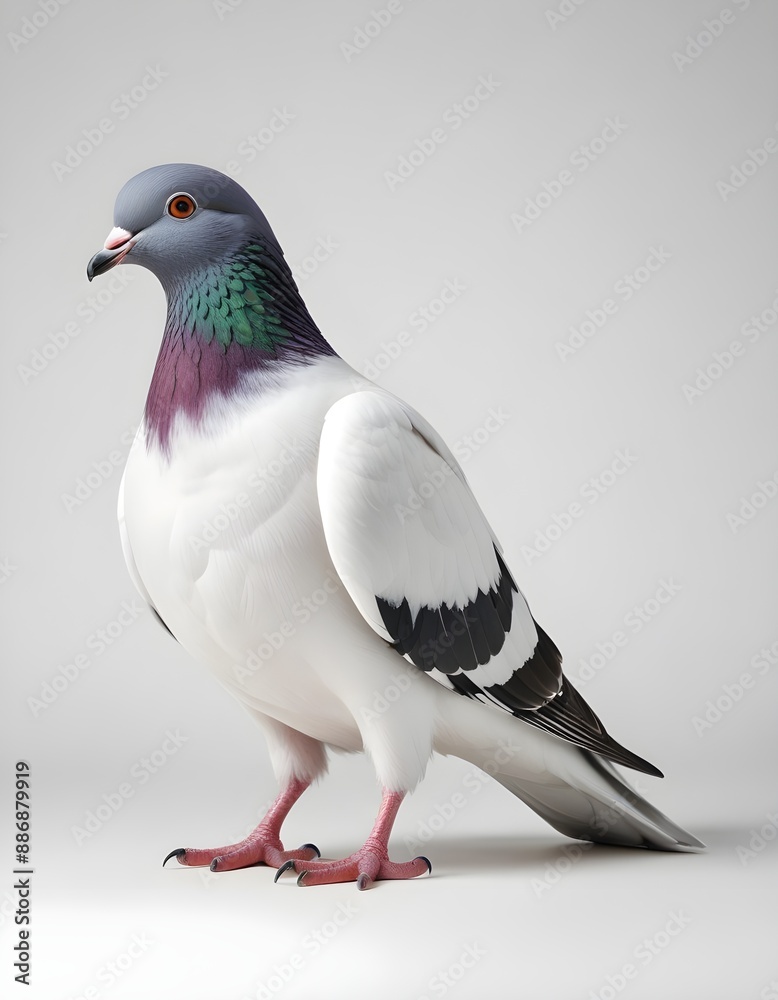 Fototapeta premium seagull isolated on white
