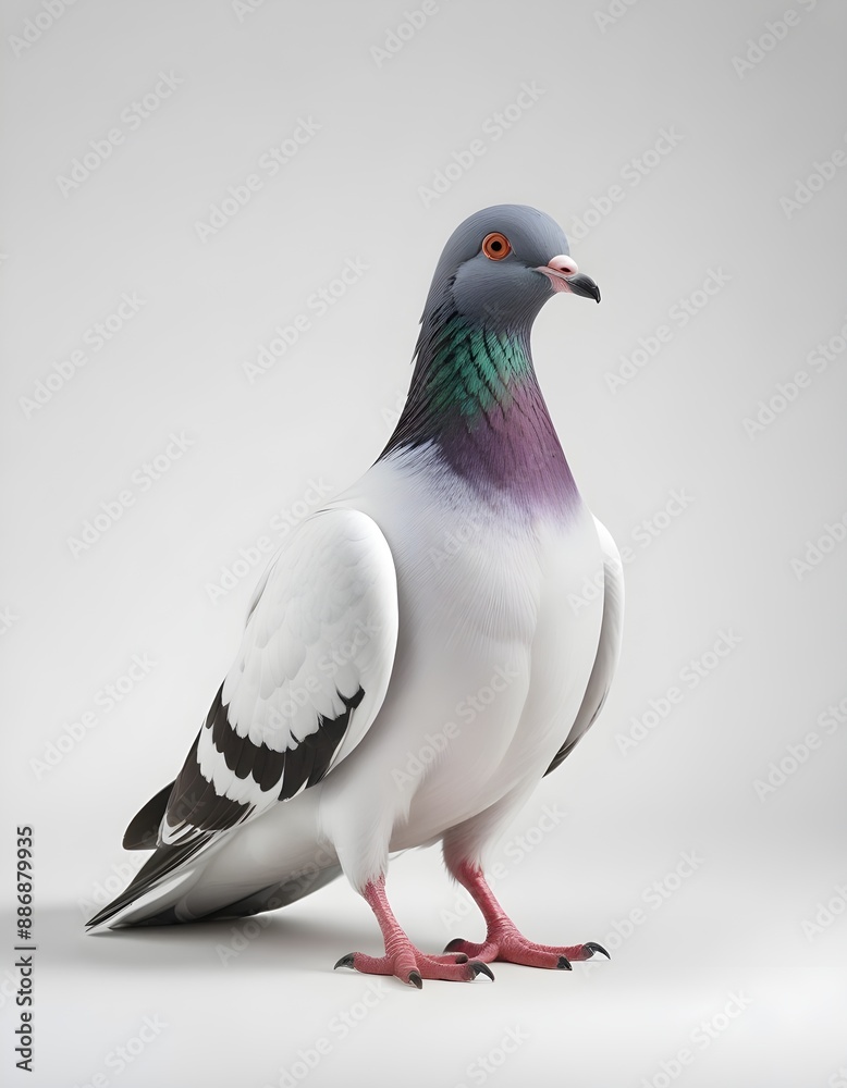 Fototapeta premium white dove on a branch