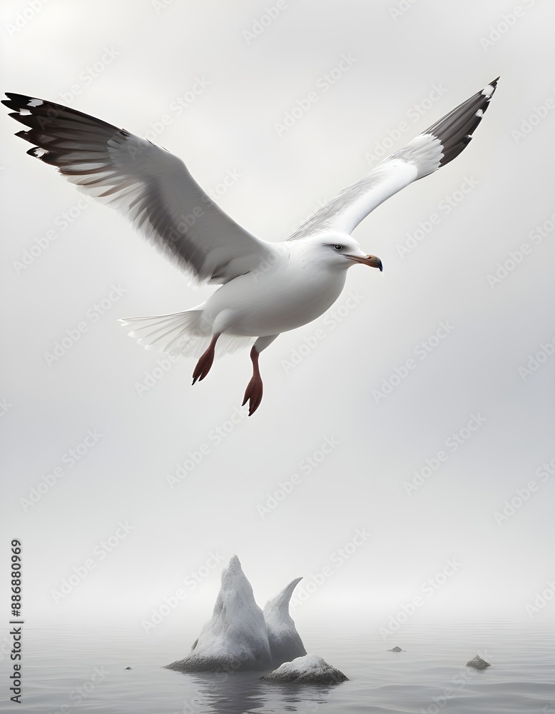 Obraz premium seagull in flight