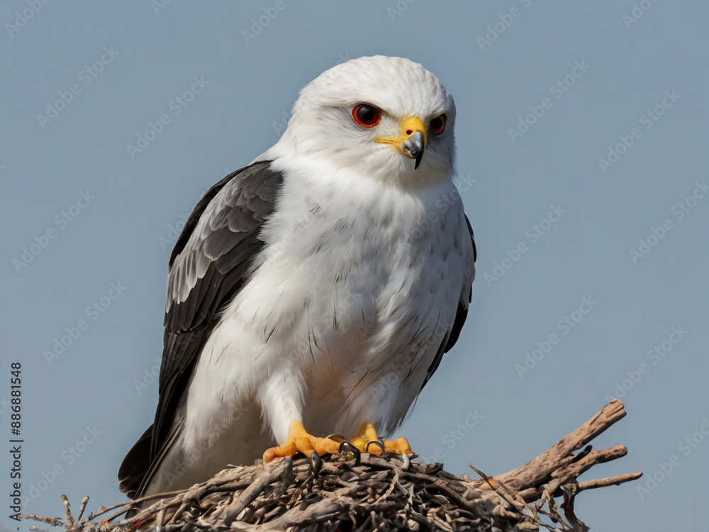 close up Black-winged kite (Elanus caeruleus) close up Black-winged kite (Elanus caeruleus)
