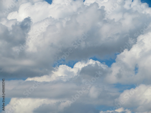blue sky with clouds