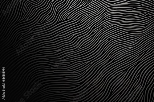 Black and white wavy stripes background pattern