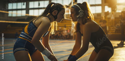 High Schools woman's wrestling