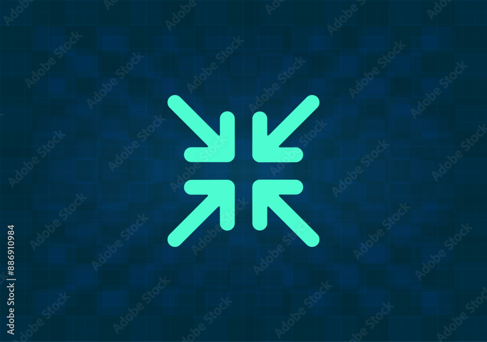 Obraz premium vector illustration on blue background