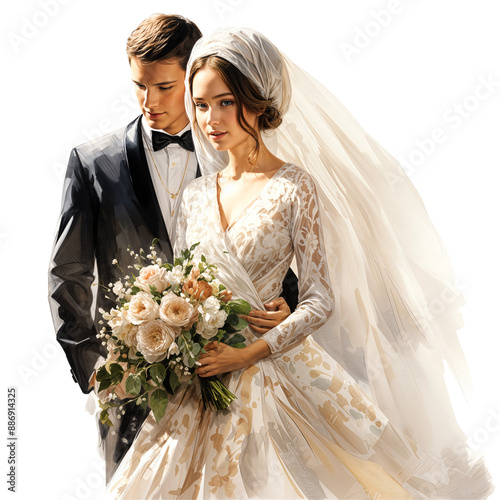 bride and groom