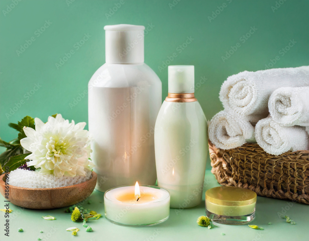 Beauty spa treatment and relaxation concept Beauty spa treatment and relaxation concept