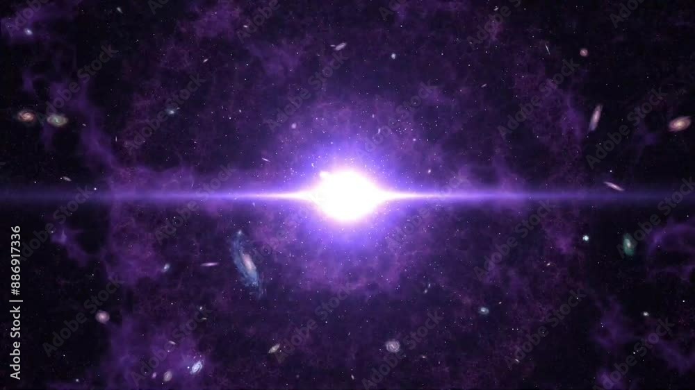 The Big Bang, the birth of our universe. Universe science astronomy.
