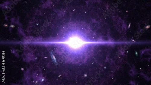 The Big Bang, the birth of our universe. Universe science astronomy.
