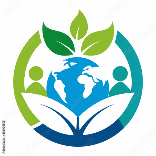 Environmental Advocacy Group Logo vector art illustration