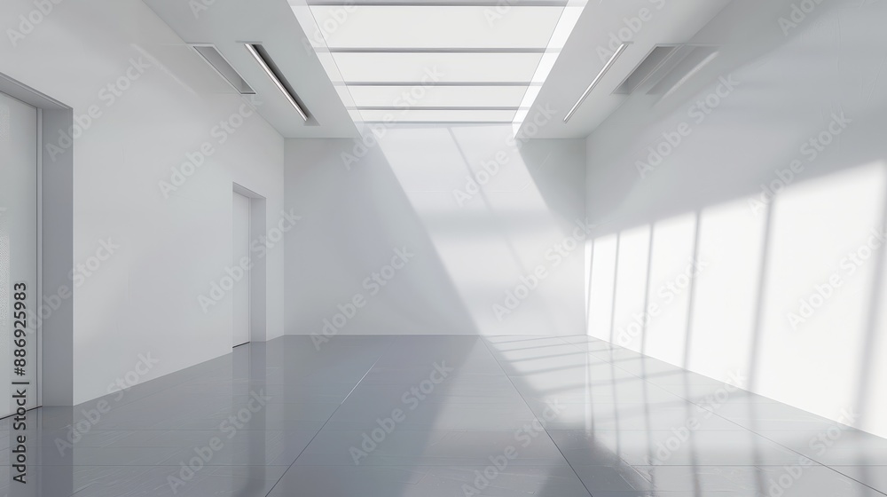 Obraz premium Empty Light White Room