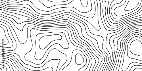 Topographic map contour background pattern.Natural printing illustrations of maps.Grey topographic lines. Texture of lines.pattern shape in organic wood on white and transparent background,