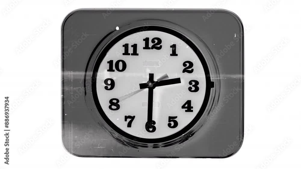 clock passing time in stop motion clock passing time in stop motion