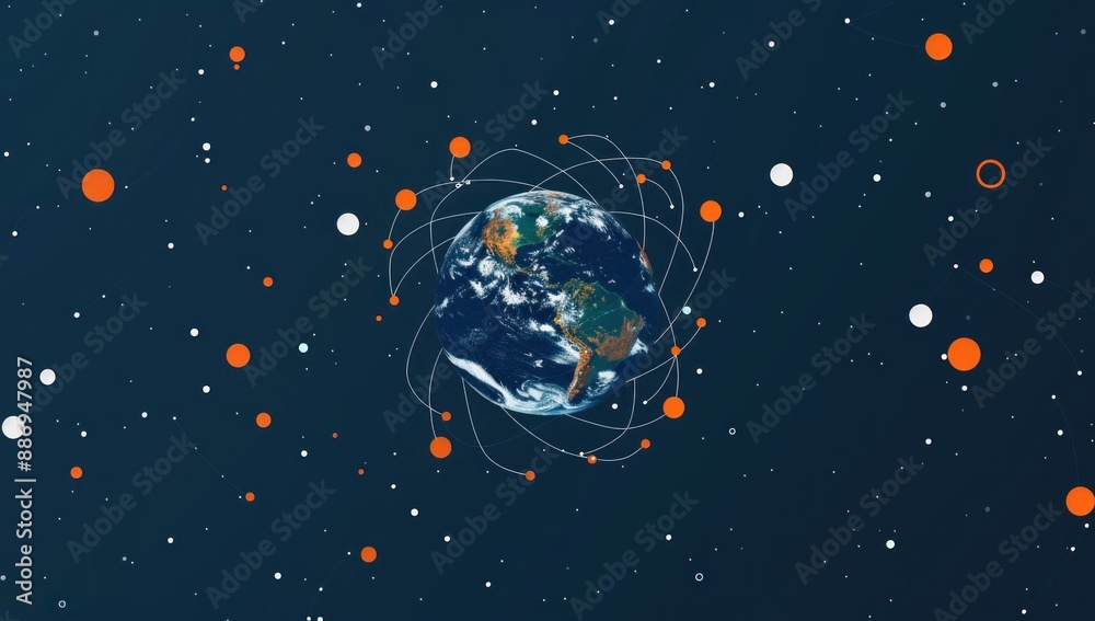 Earth Surrounded by a Constellation of Connections Earth Surrounded by a Constellation of Connections