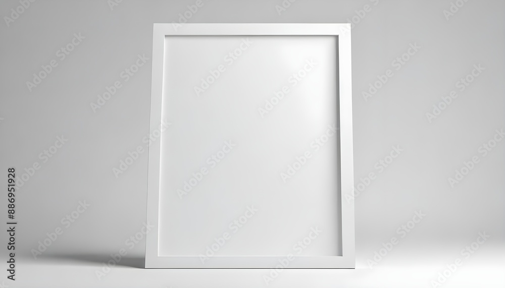 white wall with blank billboard