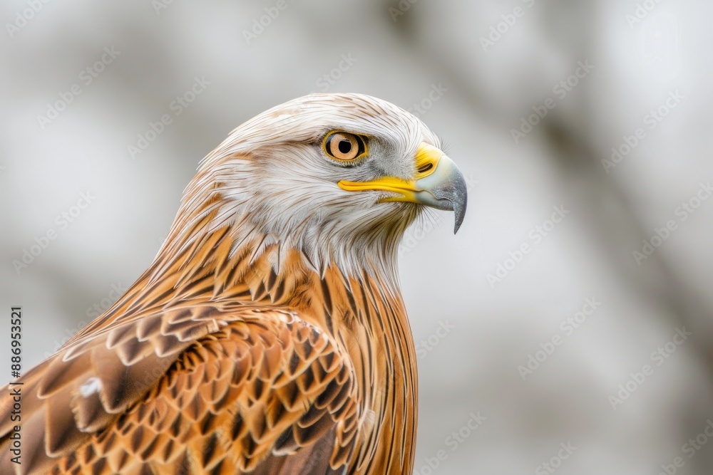 Close-up portrait of a Brown Kite. Beautiful simple AI generated image in 4K, unique. Close-up portrait of a Brown Kite. Beautiful simple AI generated image in 4K, unique.