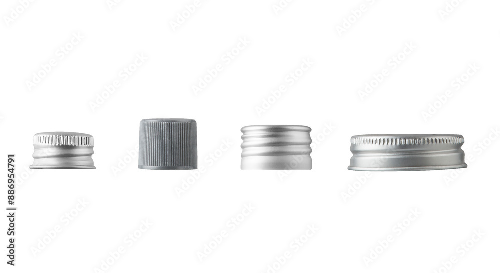 Aluminium screwcap FOR BOTTLES on white background