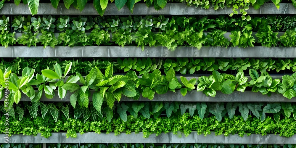 Creating greener future cities through vertical gardens. Concept Urban ... - Vertical Garden Urban Planning