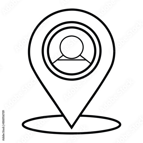 vector location icon design