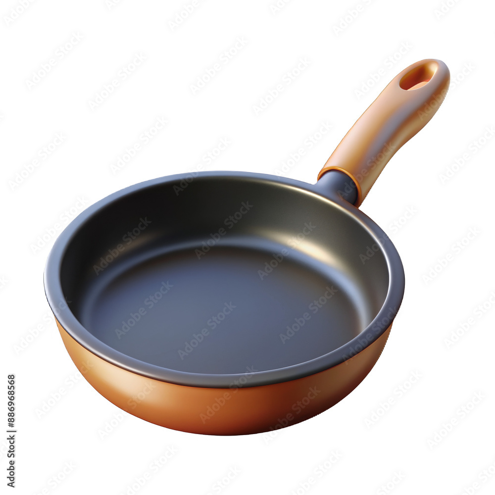 frying pan isolated on white