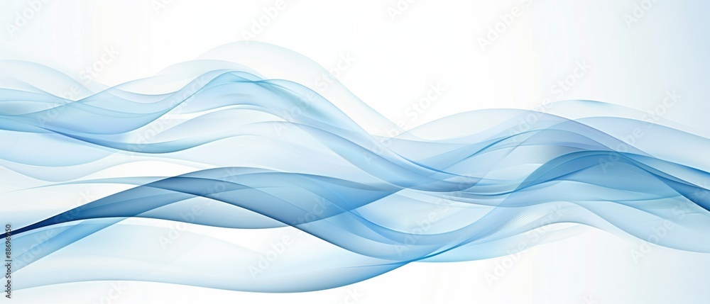 background blue flow on white background background blue flow on white background
