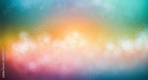 Abstract Blurred Rainbow Background © Rysak