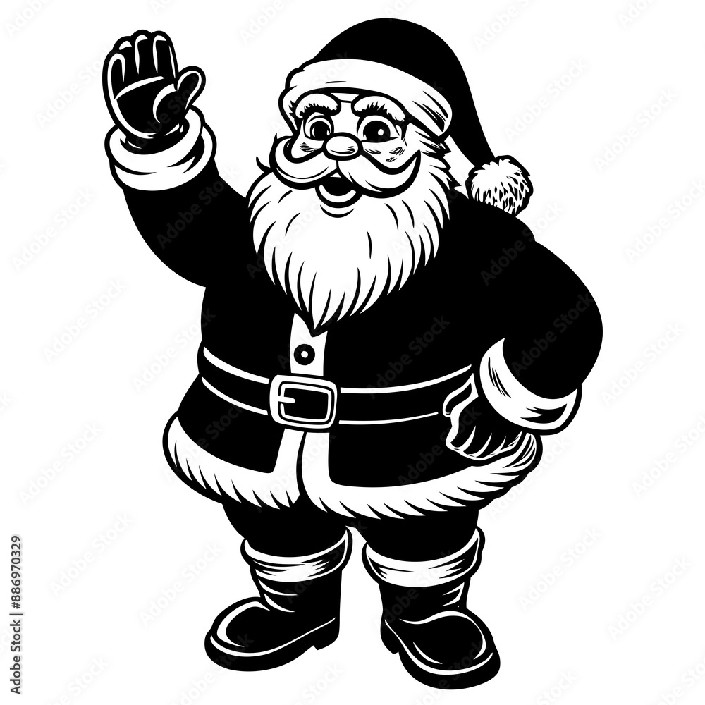 design a classic san claus ornament featuring design a classic san claus ornament featuring