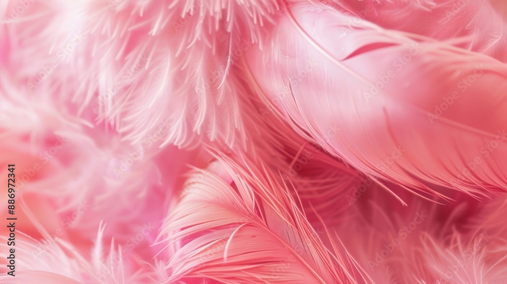 Delicate Pink Feathers Abstract Delicate Pink Feathers Abstract