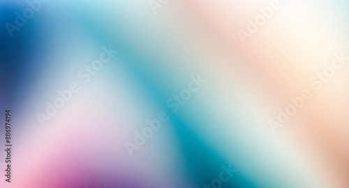 Abstract Gradient Background in Blue, Pink, and White