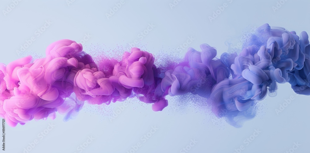 The colors of rose and blue mix harmoniously: a visual symphony of colors The colors of rose and blue mix harmoniously: a visual symphony of colors