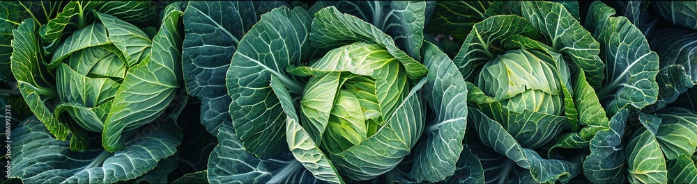 cabbage crop, cabbage field cabbage crop, cabbage field