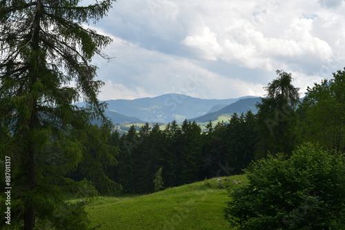 Schöne Landschaft bei Völs am Schlern in Südtirol  photo